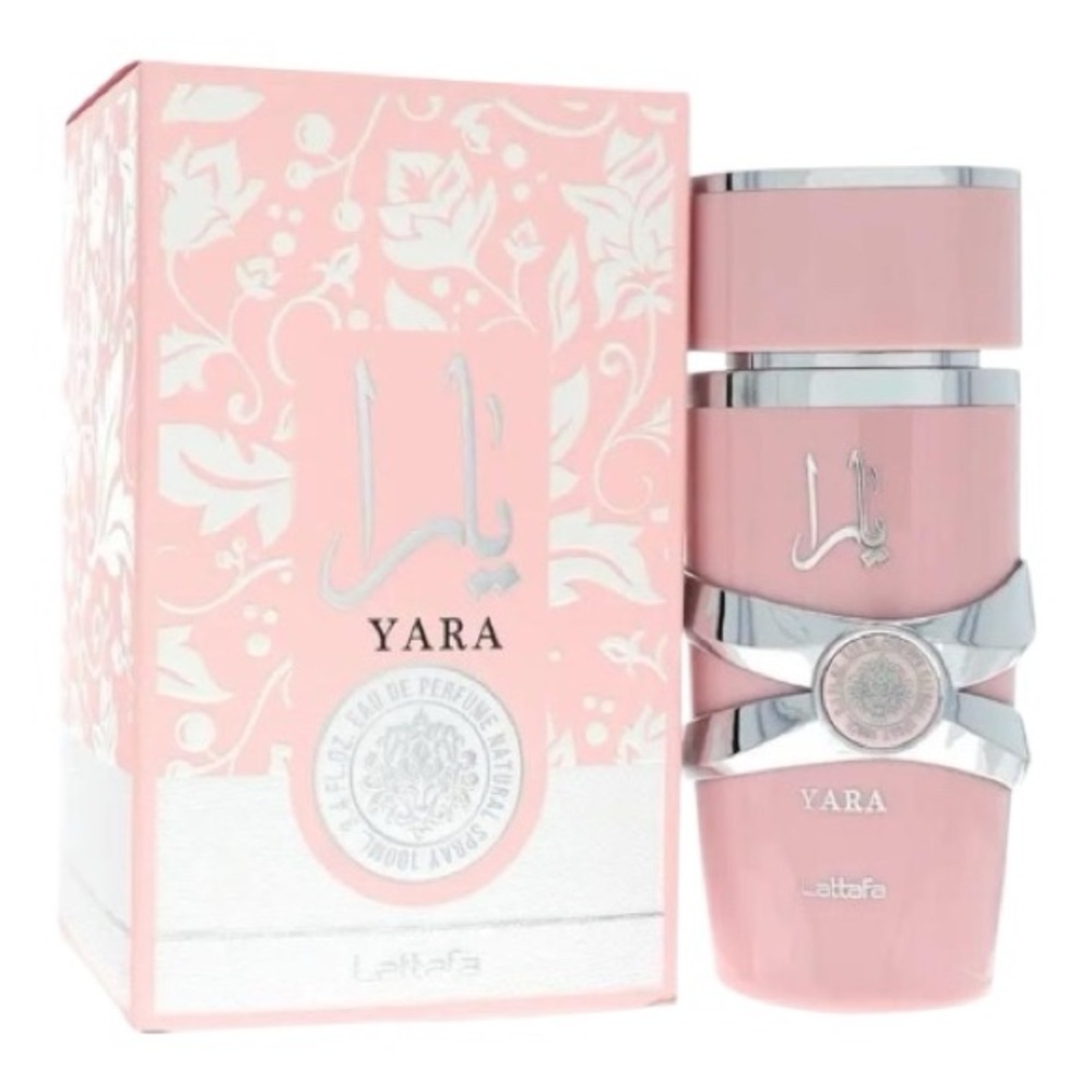 Lattafa Yara Pink and Silver Perfume